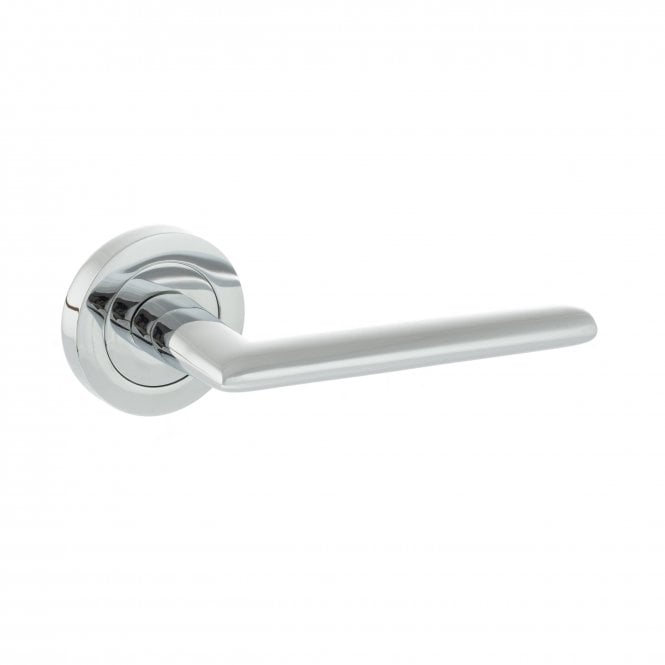 Atlantic Status Alabama Designer Lever on Round Rose - Polished Chrome
