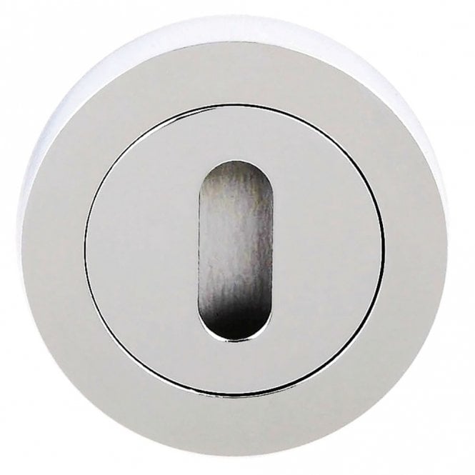Atlantic Status Key Escutcheon on Round Rose - Polished Chrome