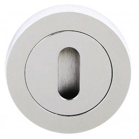 Status Key Escutcheon on Round Rose - Polished Chrome