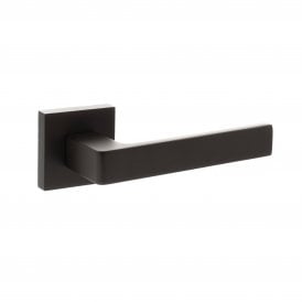 Status Montana Designer Lever on S4 Square Rose - Urban Dark Bronze