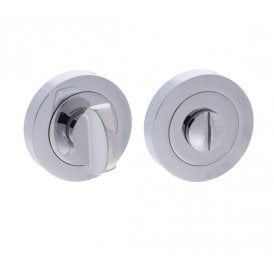 Status WC Turn and Release on Round Rose - Polished Chrome