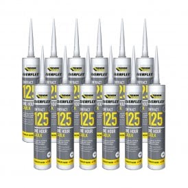Everbuild Everflex® Contract 125 One Hour Decorators Caulk 300ml White - Box of 12