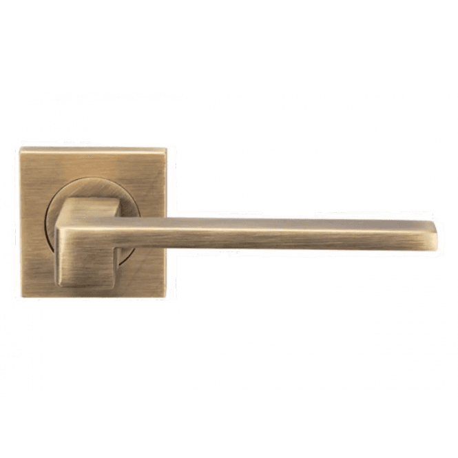 Carlisle Brass Serozzetta Equi Lever on Square Rose - Antique Brass