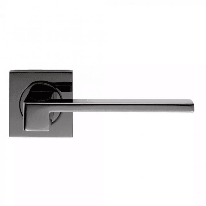 Carlisle Brass Serozzetta Equi Lever on Square Rose - Black Nickel