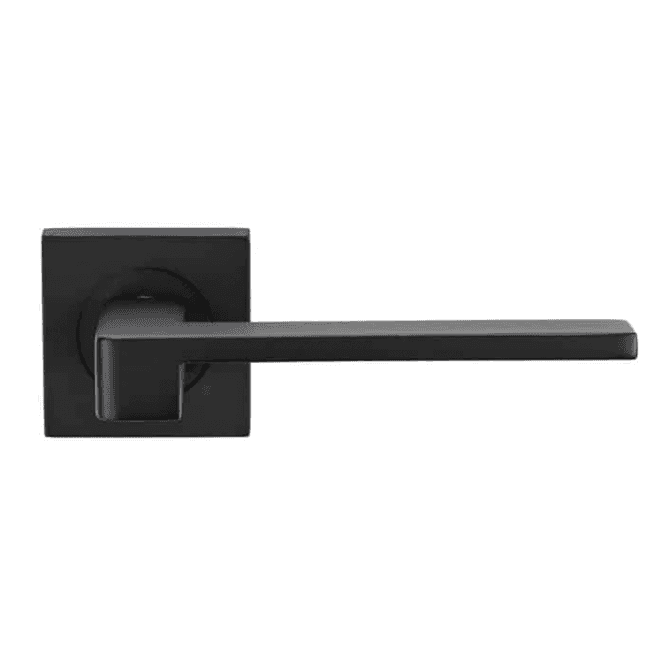 Carlisle Brass Serozzetta Equi Lever on Square Rose - Matt Black