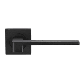 Serozzetta Equi Lever on Square Rose - Matt Black