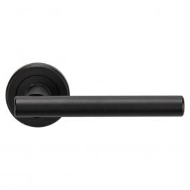 Serozzetta Philiadelphia Lever on Round Rose - Matt Black