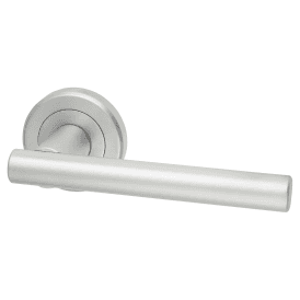 Serozzetta Philiadelphia Lever on Round Rose - Satin Chrome