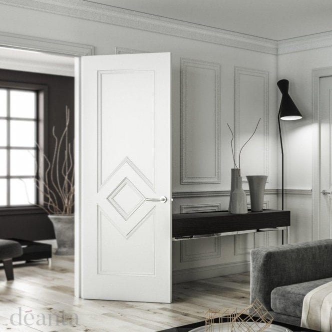 Deanta Ascot Internal White Primed FD30 Fire Door