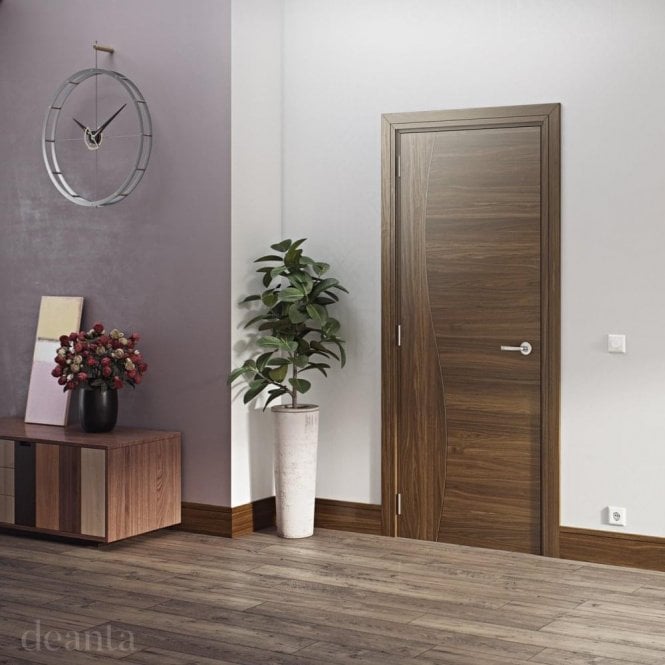 Deanta Cadiz Pre-Finished Internal Walnut Door