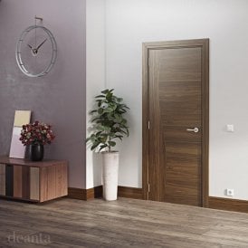 Cadiz Pre-Finished Internal Walnut Door