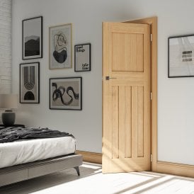 Cambridge Un-Finished Internal Oak Door