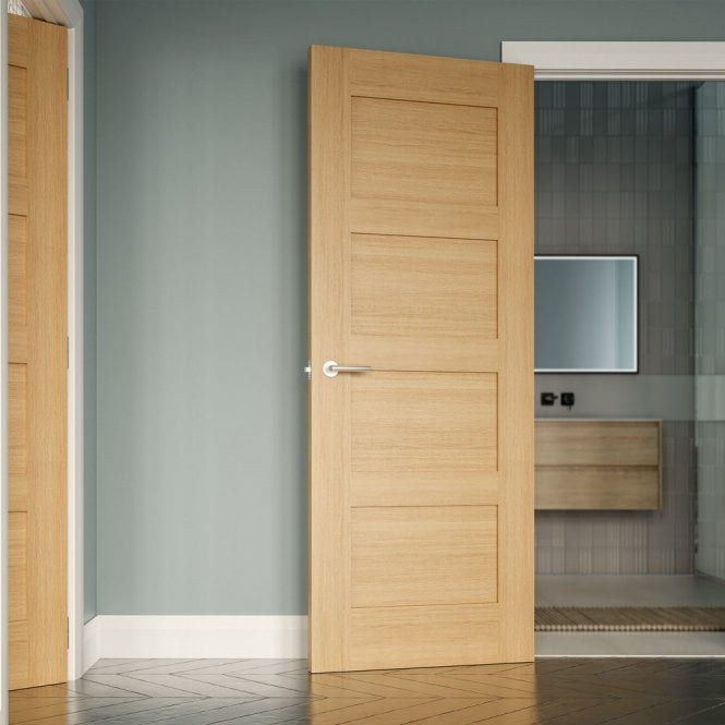 Deanta Coventry Pre-Finished Internal Oak FD30 Fire Door