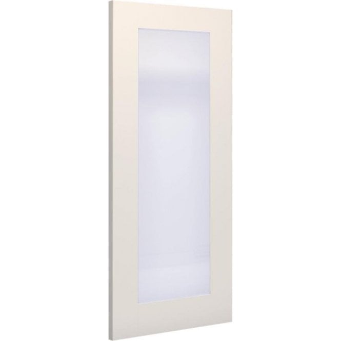 Deanta Denver Internal White Primed 1L Door with Obscure Glass