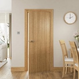 Galway Un-Finished Internal Oak FD30 Fire Door