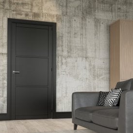 Internal Black Fully Finished Camden Door
