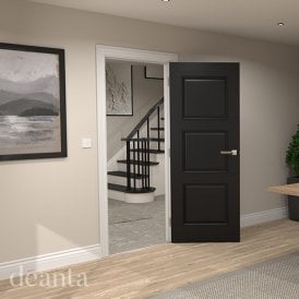 Internal Black Pre-finished Trinity FD30 Fire Door