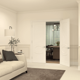 Internal White Primed Clarendon Door