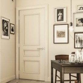 Internal White Primed Windsor Solid Door