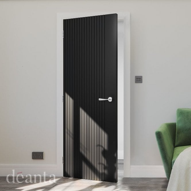 Deanta Malmo Pre-Finished Internal Black Door