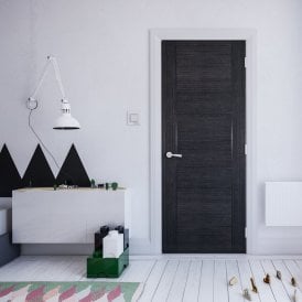 Montreal Internal Dark Grey Ash Pre-Finished Door