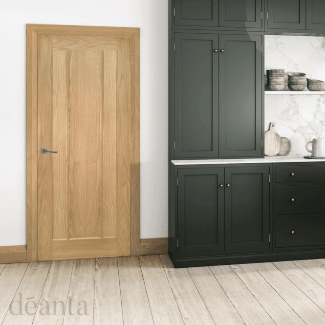 Deanta Norwich Un-Finished Internal Oak FD30 Fire Door