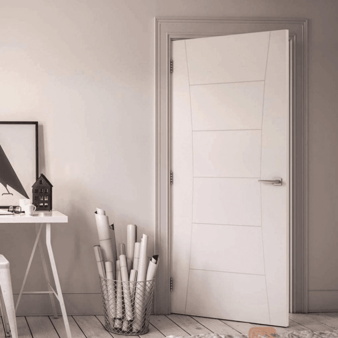 Deanta Pamplona Internal White Primed Fire Door