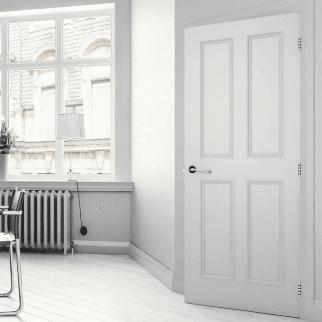 Deanta Rochester Internal White Primed Door