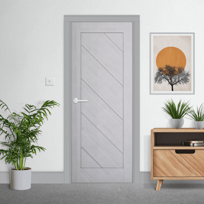 Deanta Torino Internal Light Grey Ash Pre-Finished Door