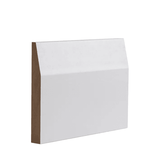 Deanta White Primed Half Splayed Skirting Board 16mm x 145mm x 3600mm