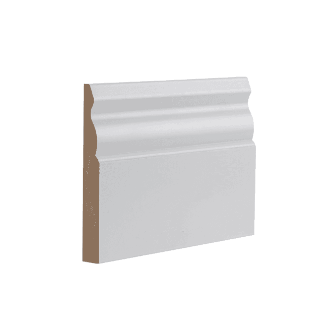 Deanta White Primed Ulysses Skirting Board 18mm x 145mm x 3600mm