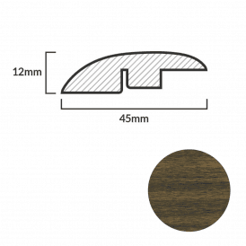 FC41 Prestige Oak Ramp-Profile Door Bar - 1m