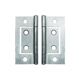 50mm Zinc Plated Flush Hinge Pair