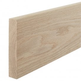 American White Oak 25mm x 75mm Pencil Round Skirting Board / Architrave