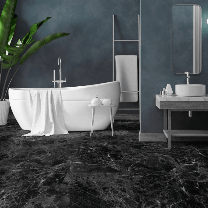 GW Leader  Black Granite - Lifestyle Plus 5mm Luxury Rigid Vinyl Flooring