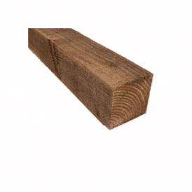 Brown Treated Fence Posts 2.4m