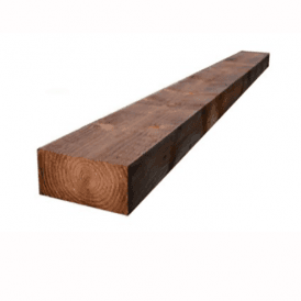Brown Treated Railway Sleepers 200mm x 100mm x 2.4m
