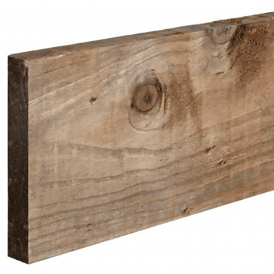 Brown Treated Timber Gravel Board 22mm x 150mm x 1.8m