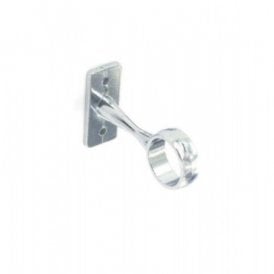 Chrome Hanging Rail Centre Bracket - 25mm Tube