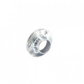 Chrome Hanging Rail End Socket - 25mm Tube