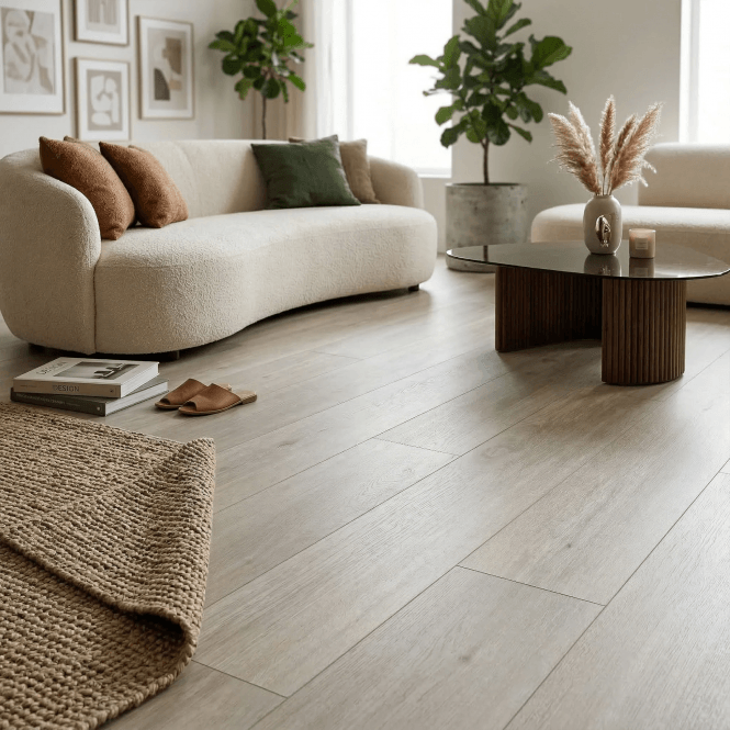 GW Leader Cloudveil Oak - Homewise 5mm Rigid Core Vinyl Flooring