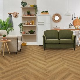 Cottage Oak - Lifestyle Herringbone 5.5mm Luxury Rigid Vinyl Flooring