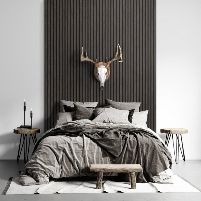 GW Leader Dark Grey - Elevation Acoustic Slat Wall Panelling