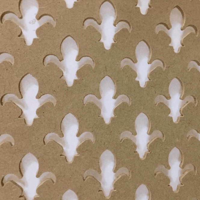 GW Leader Decorative Fleur De Lys MDF Radiator Screen 6mm x 610mm X 1830mm