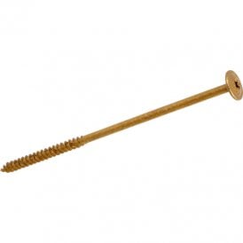 Extra Long Countersunk Wood Screw - 6mm x 200mm  - Pack of 10