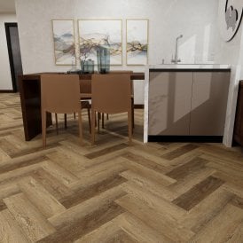 Farmhouse Oak - Lifestyle Herringbone 5.5mm Luxury Rigid Vinyl Flooring