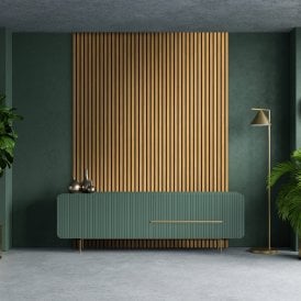 Golden Oak - Elevation Acoustic Slat Wall Panelling