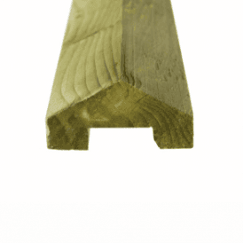 Green Treated Fence Capping 45mm x 35mm x 3.6m