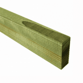 Green Treated Fence Rails 75mm x 32mm x 3.6m