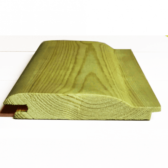 GW Leader Green Treated Loglap Cladding 25 x 125mm